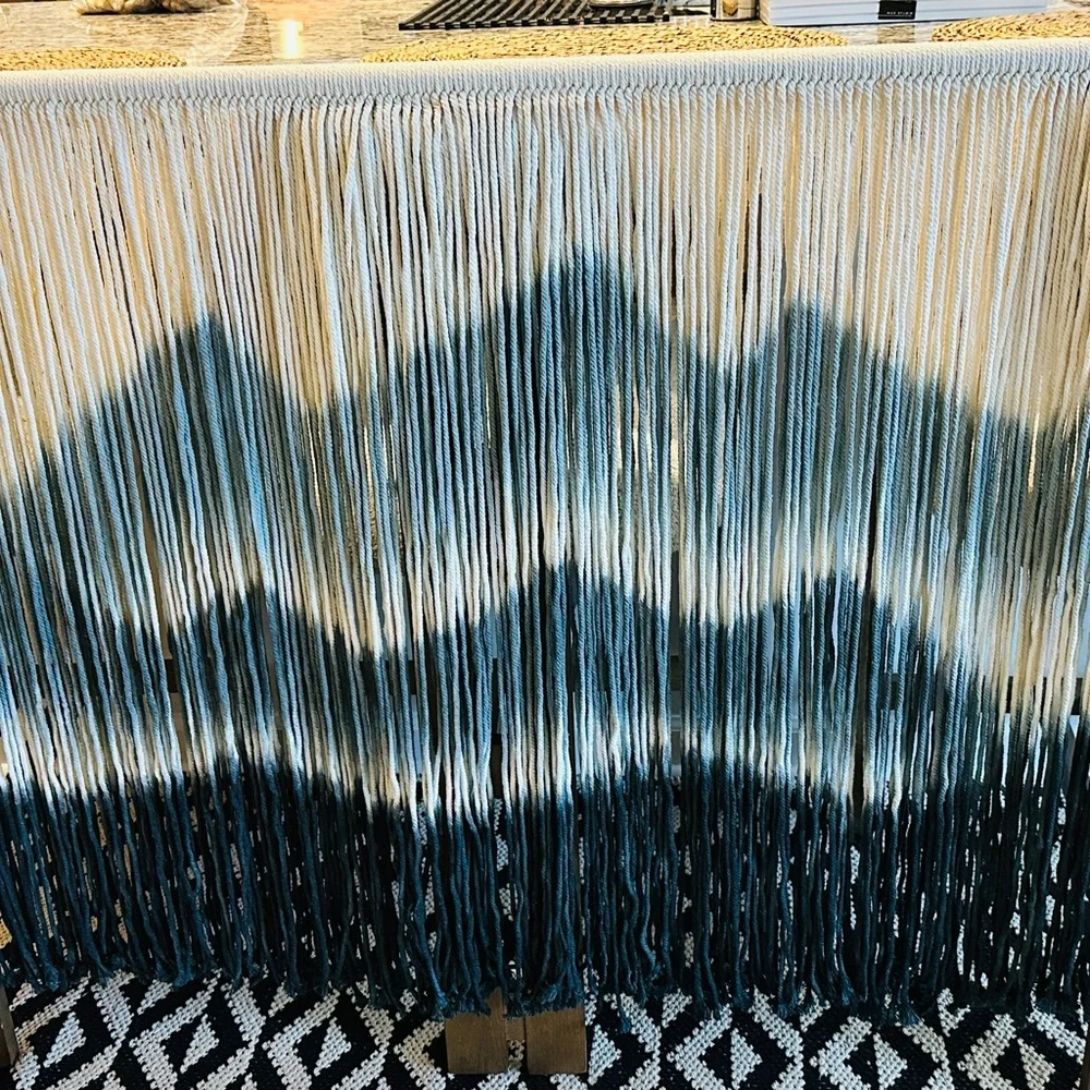 Hanging Denim Color Scheme Tapestry Home Decor Large 57” x 33.5”